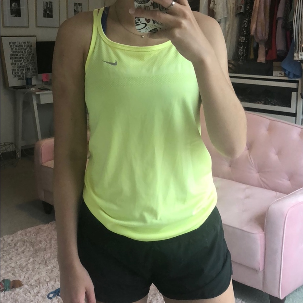 Nike Yellow Tank Top